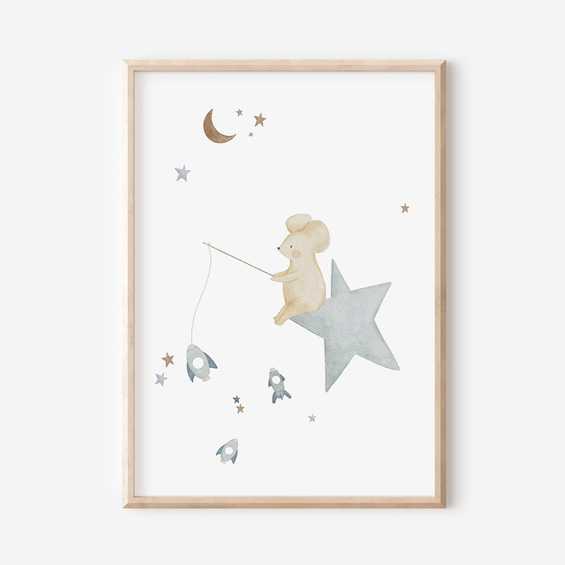 Poster Angelmaus Mila / A4 &amp; A3