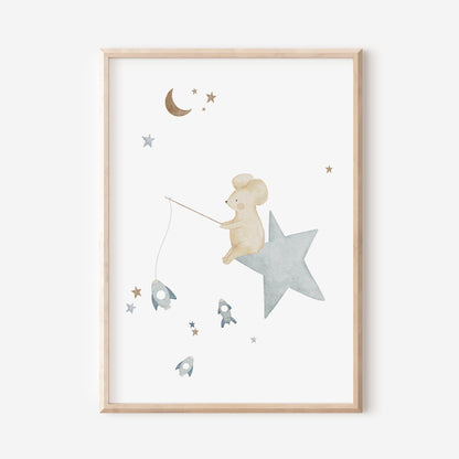 Poster Angelmaus Mila / A4 &amp; A3