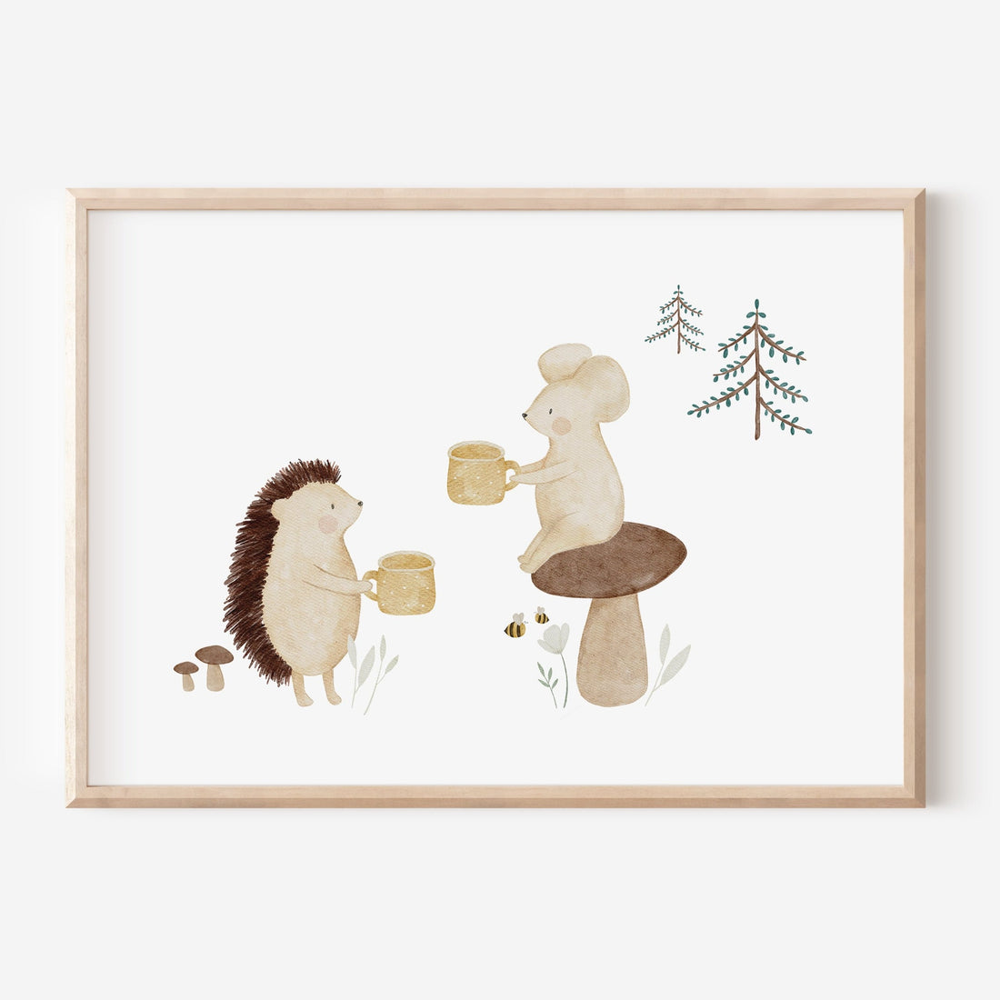 Poster Waldpicknick / A4 &amp; A3