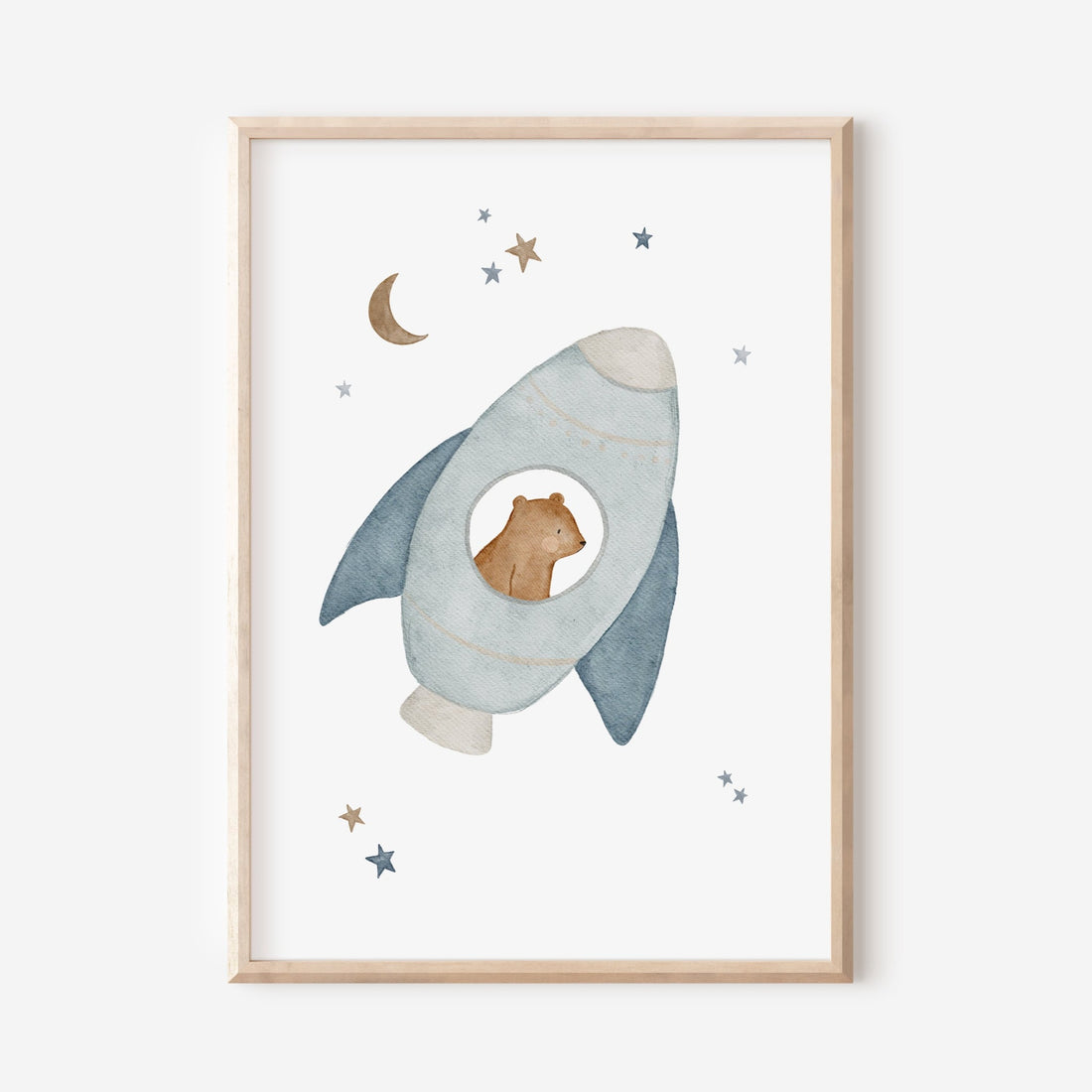 Poster Raketenbär / A4 &amp; A3