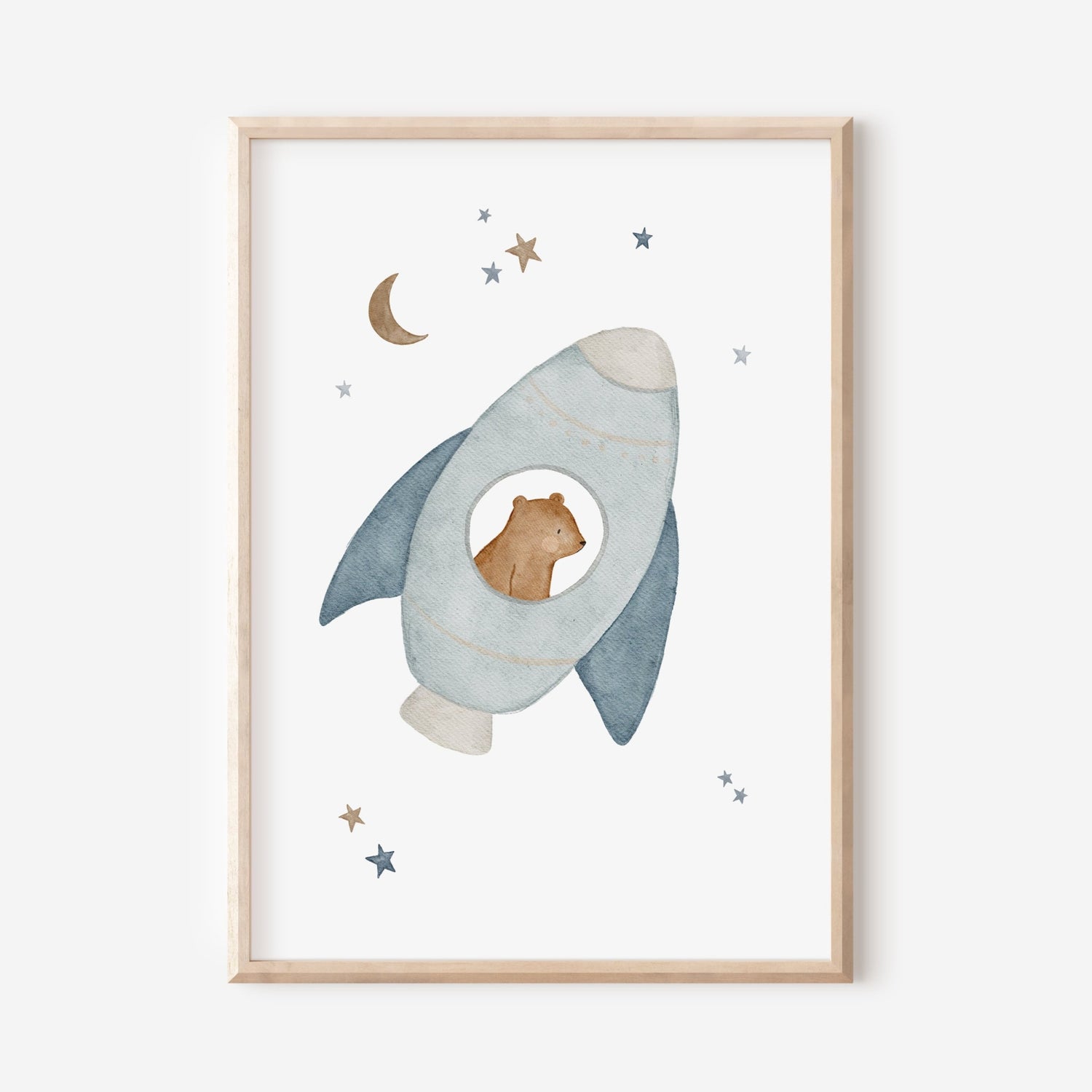 Poster Raketenbär / A4 &amp; A3