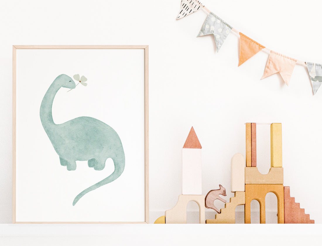 Poster Blumendino / A4 &amp; A3
