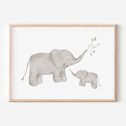 Poster Elefanten / A4 &amp; A3