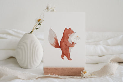 Karte Blumenfuchs Fanny