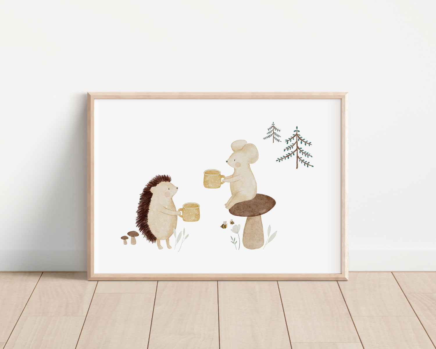 Poster Waldpicknick / A4 &amp; A3