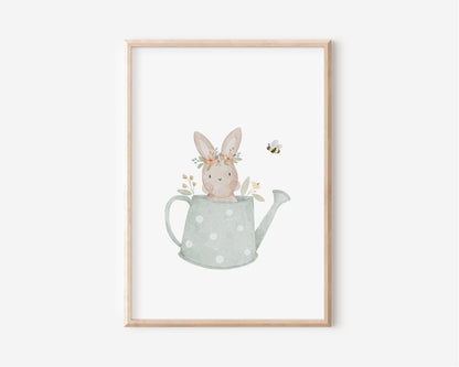 Poster Blumenhase / A4, A3 &amp; A2