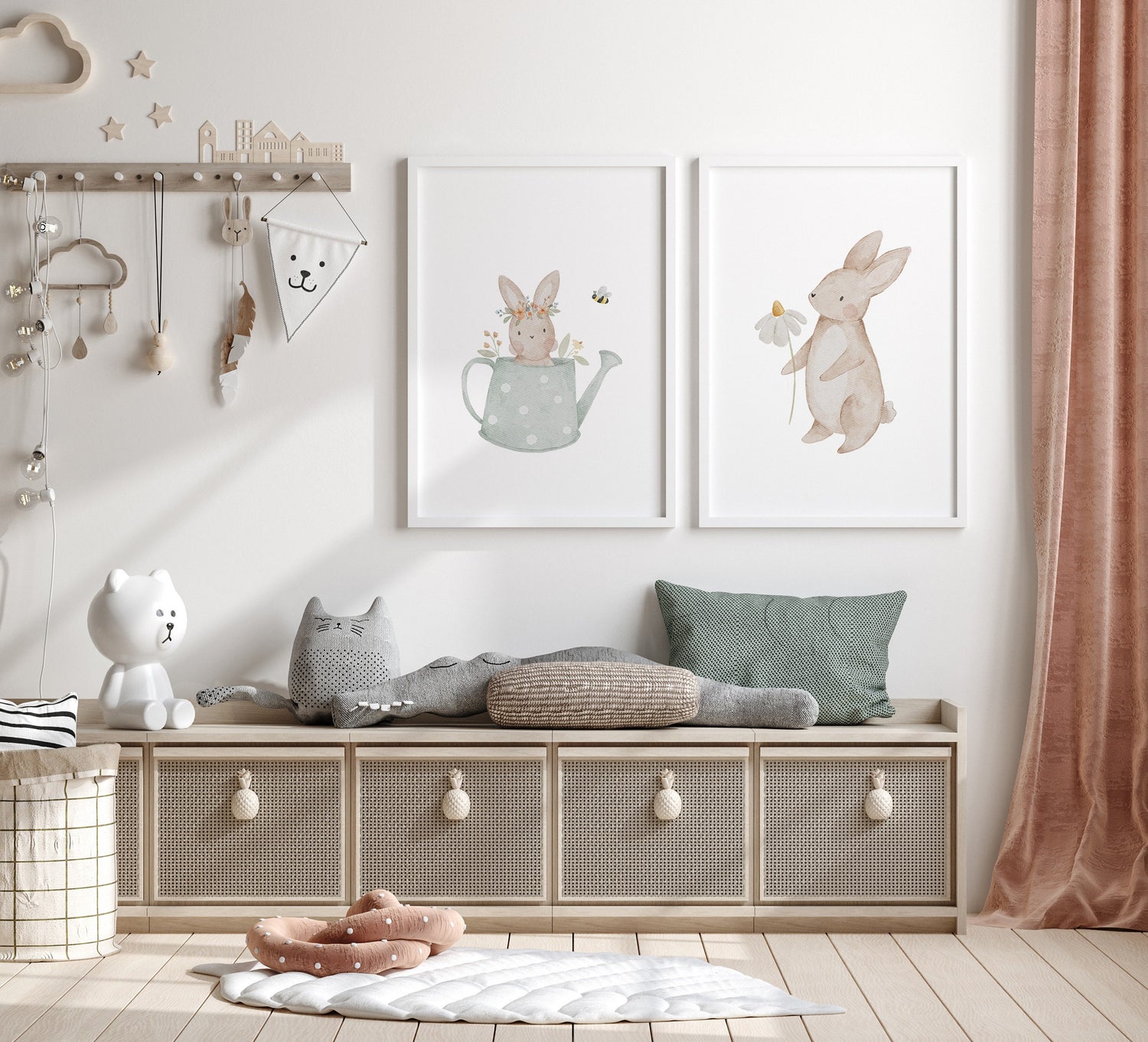 Poster Blumenhase / A4, A3 &amp; A2