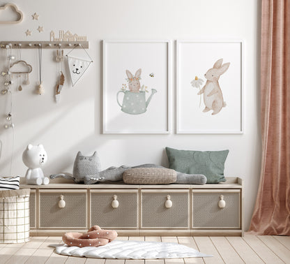 Poster Blumenhase / A4, A3 &amp; A2