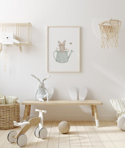 Poster Gießkannenhase A4 &amp; A3