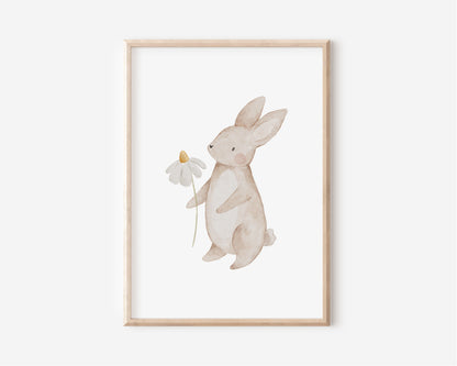 Poster Set Blumenhase / A4 &amp; A3