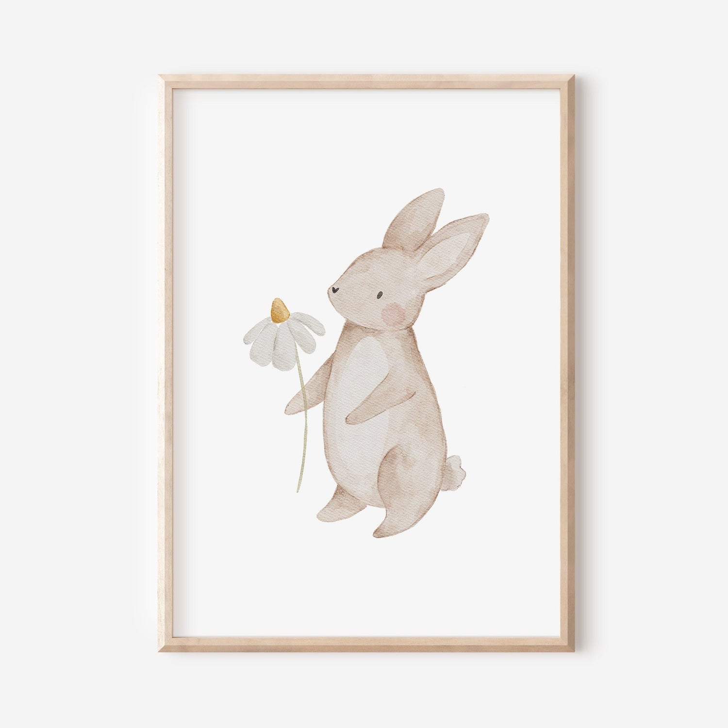 Poster Blumenhase / A4, A3 &amp; A2