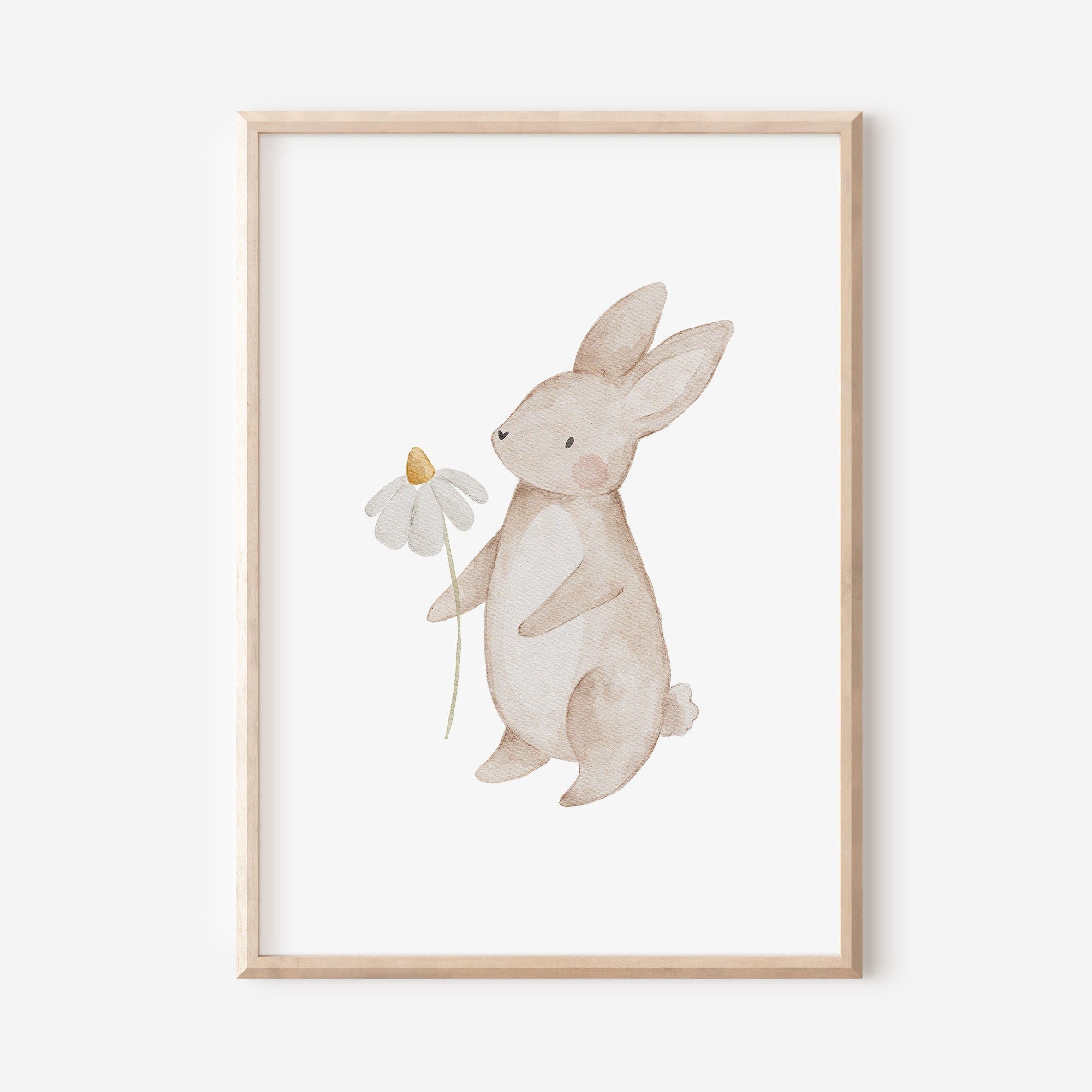 Poster Blumenhase / A4, A3 &amp; A2