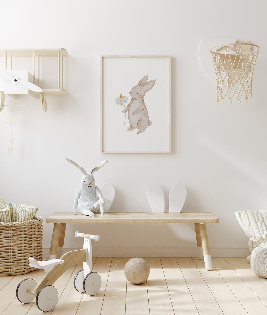 Poster Blumenhase / A4, A3 &amp; A2