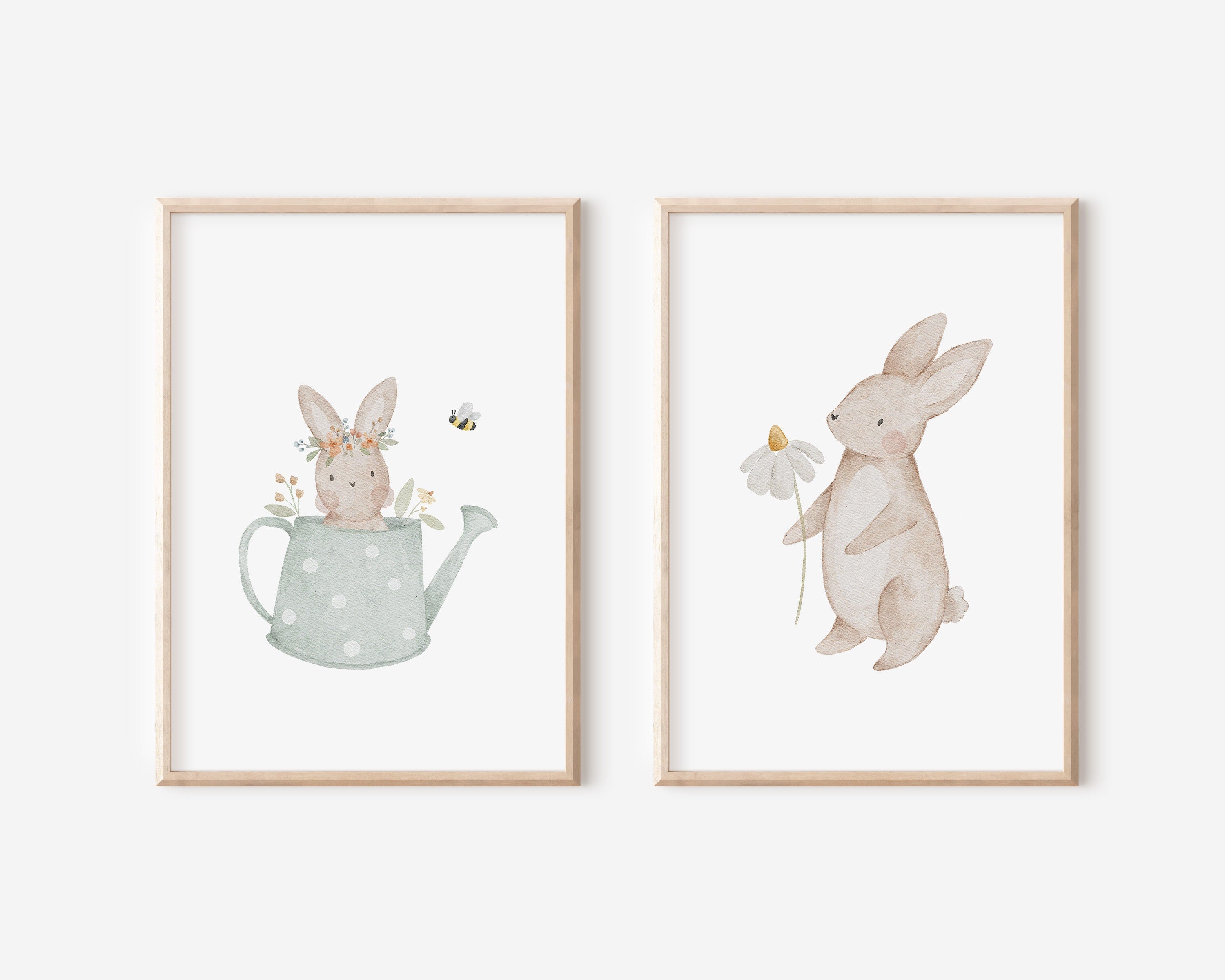 Poster Blumenhase / A4, A3 &amp; A2