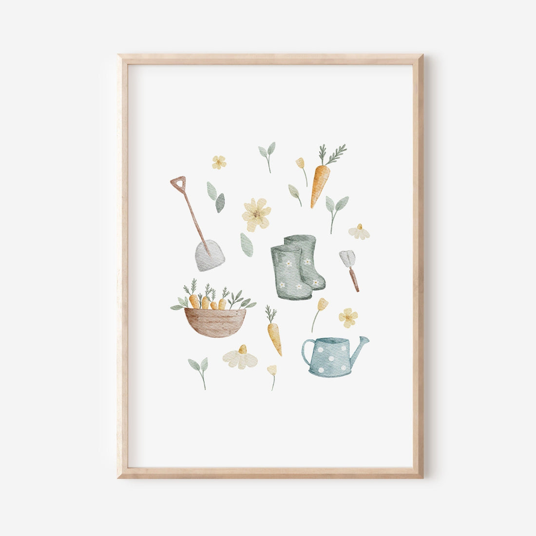 Poster Garten A4 &amp; A3