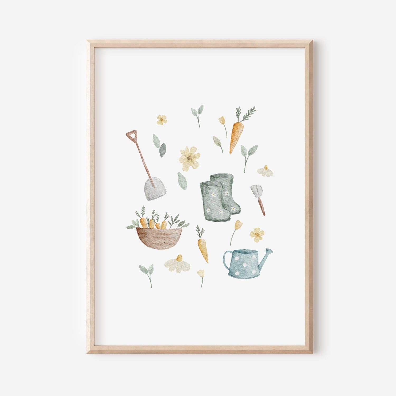 Poster Garten A4 &amp; A3
