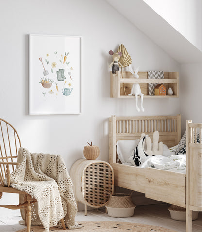 Poster Garten A4 &amp; A3