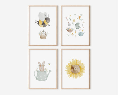 Poster Set Frühling / A4 &amp; A3