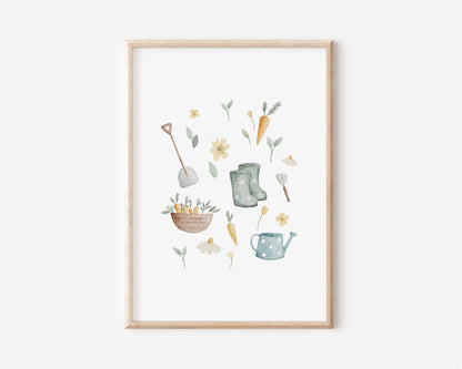 Poster Set Frühling / A4 &amp; A3