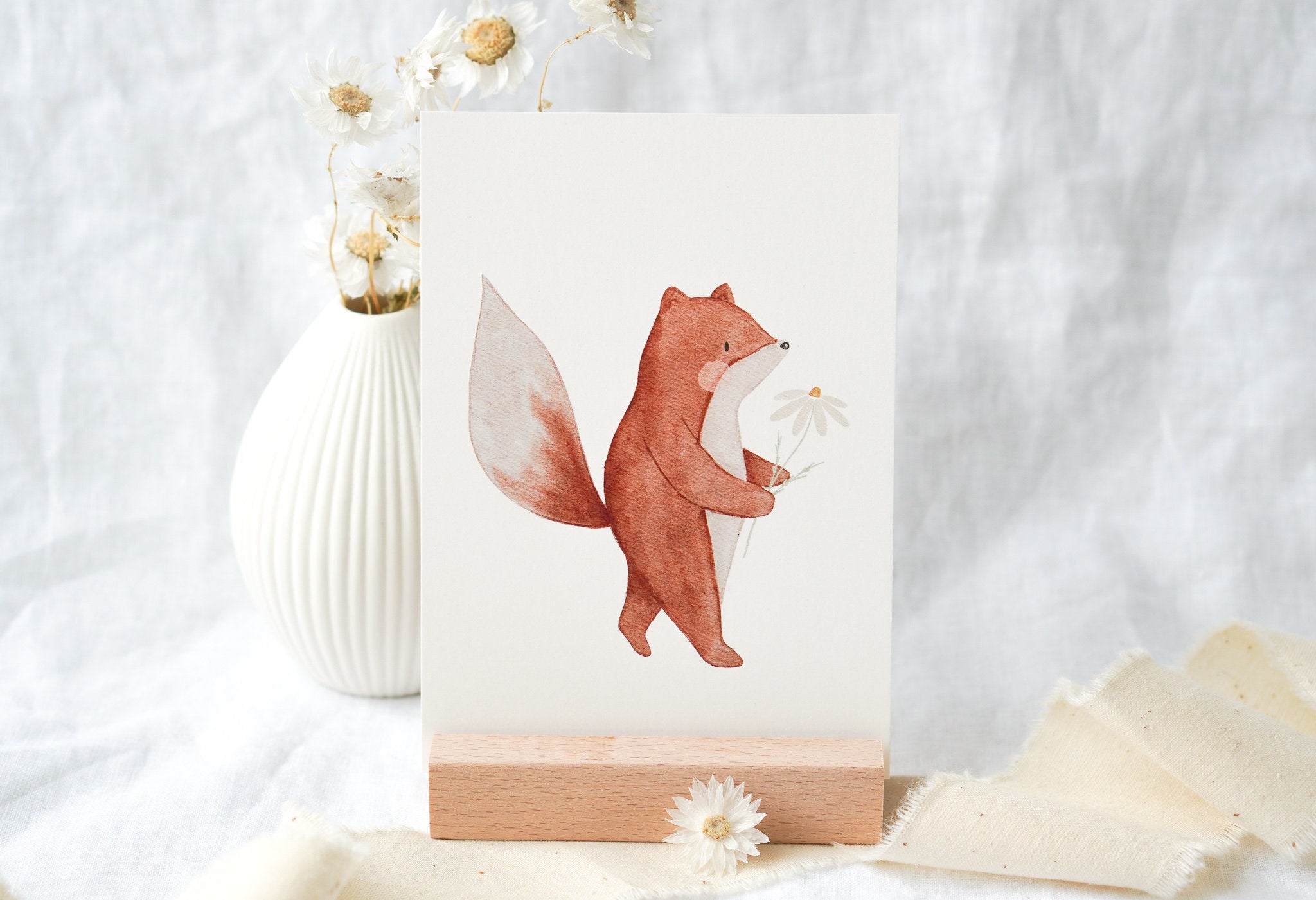 Karte Blumenfuchs Fanny