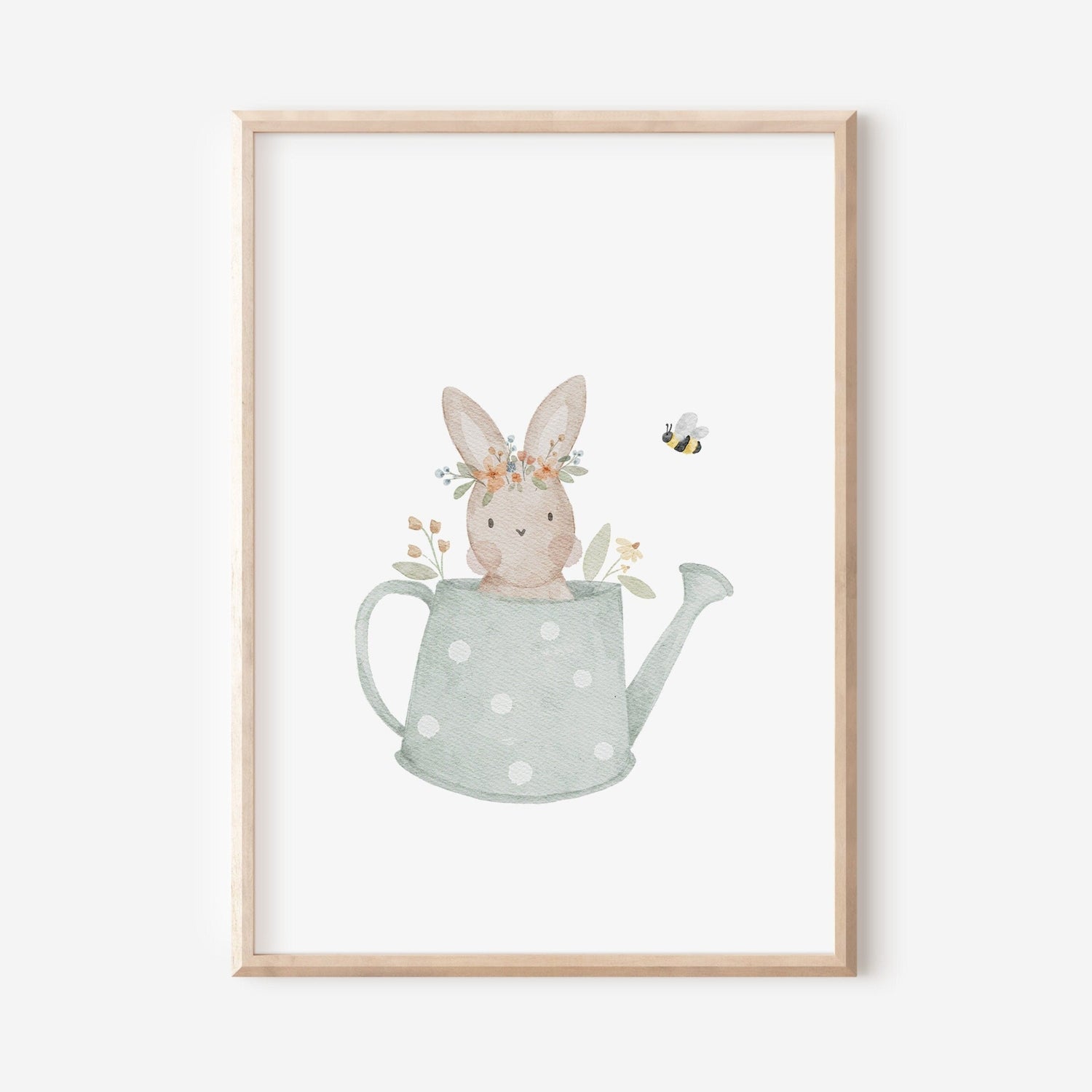 Poster Gießkannenhase A4 &amp; A3