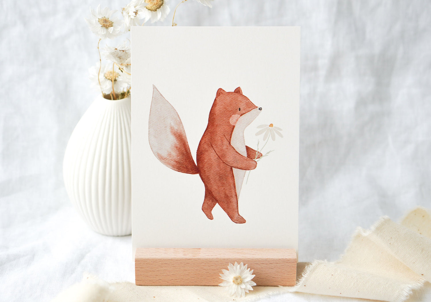 Karte Blumenfuchs Fanny