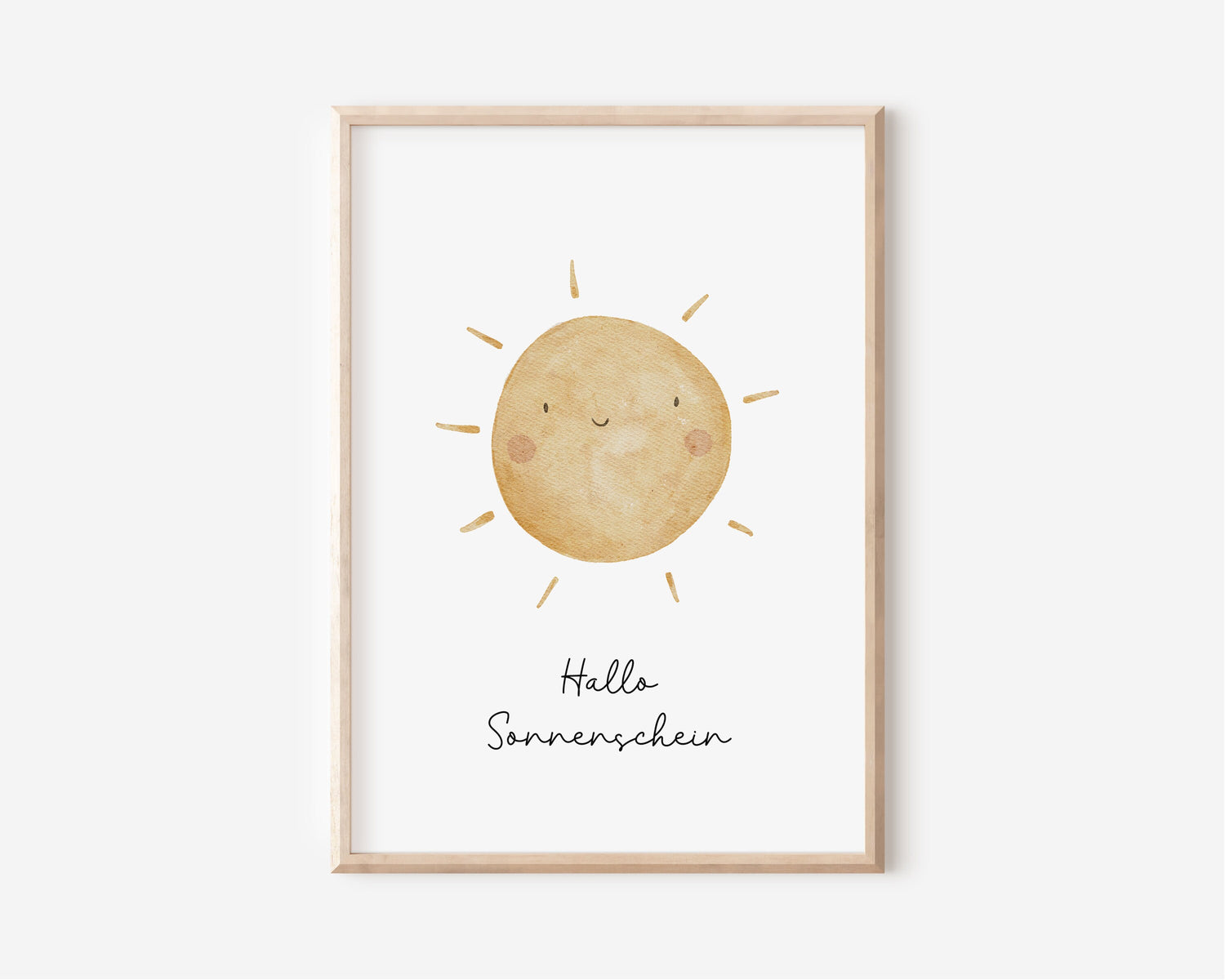 Poster Sonne / A4 &amp; A3