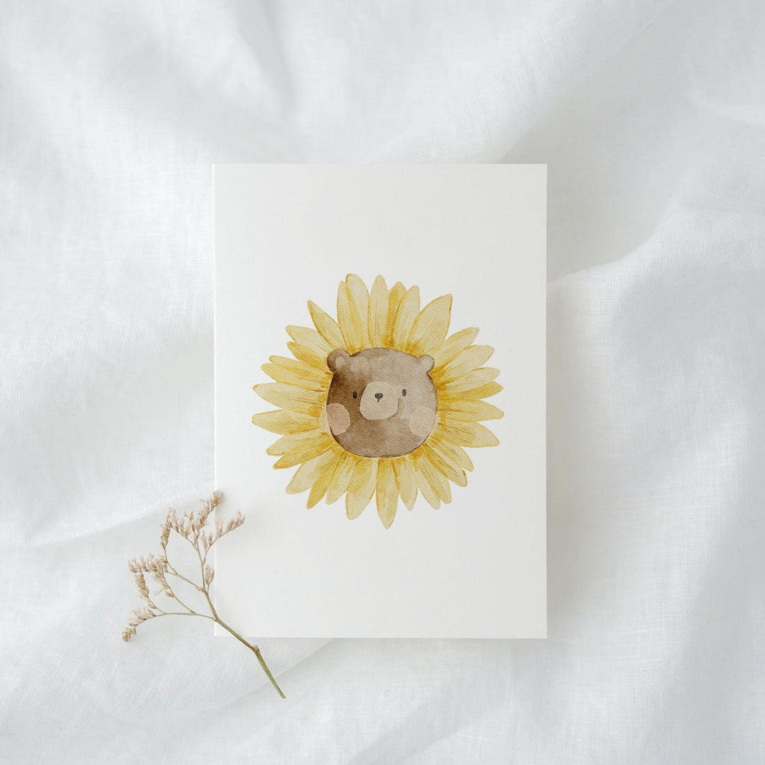 Karte Sonnenblumenbär