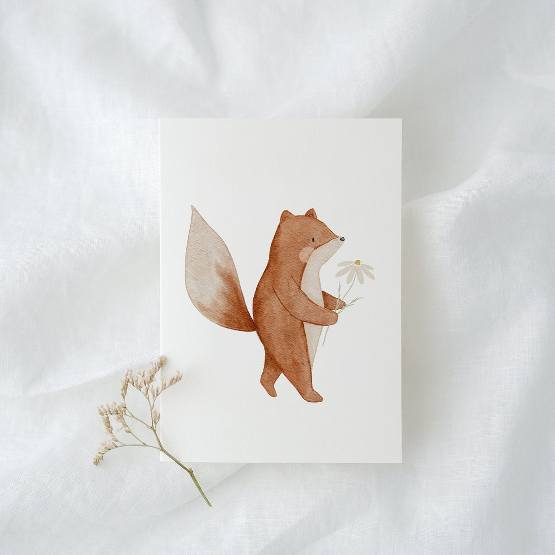 Karte Blumenfuchs Fanny