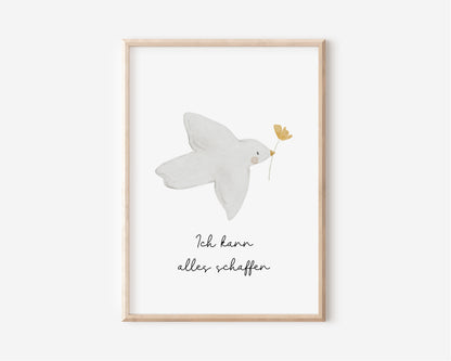 Affirmationsposter im 6er Set / A4 &amp; A3