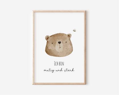 Affirmationsposter im 6er Set / A4 &amp; A3