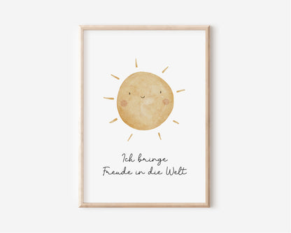 Affirmationsposter im 6er Set / A4 &amp; A3