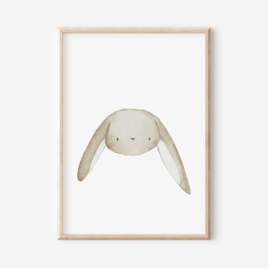 Poster Kinderzimmer Hase / A4 &amp; A3