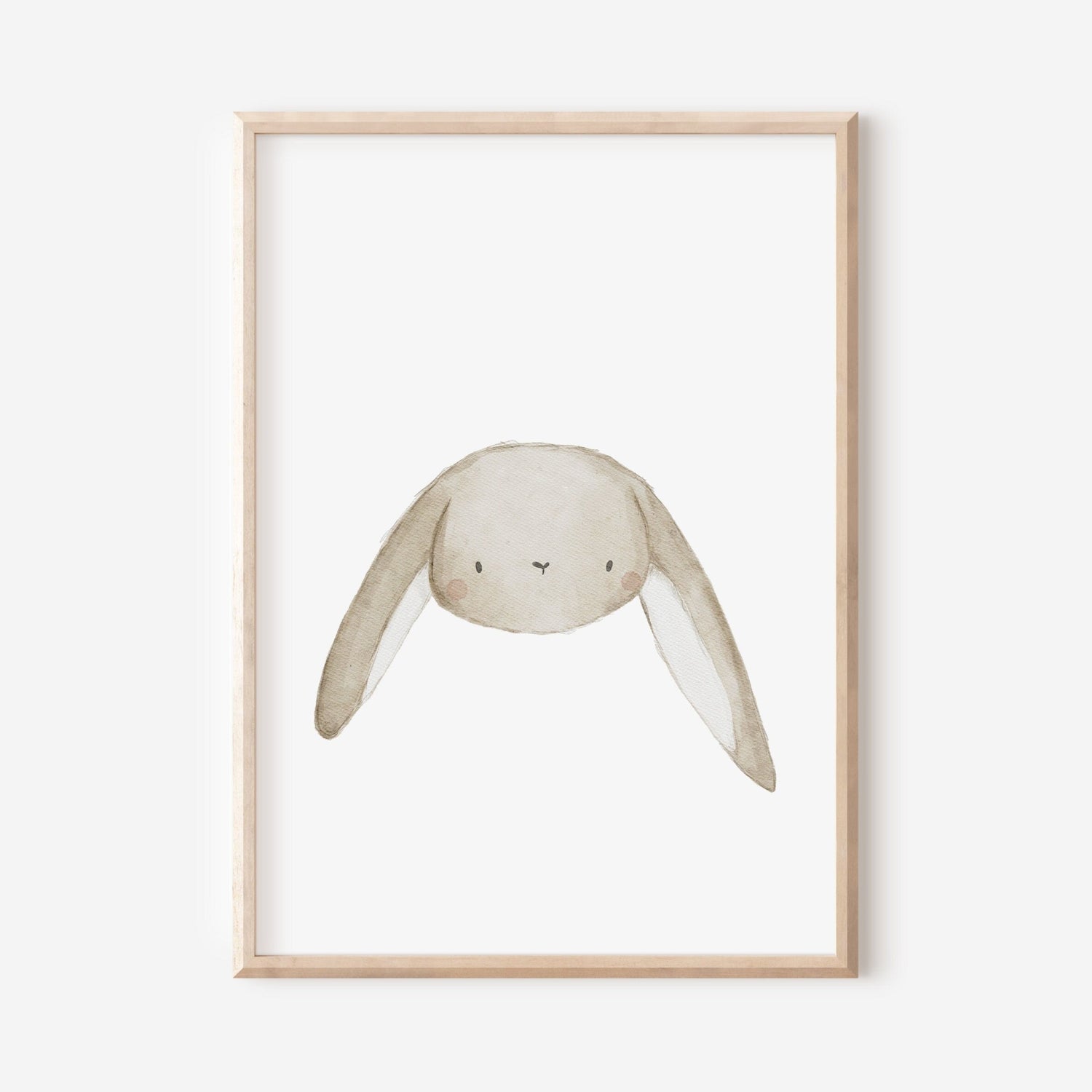 Poster Kinderzimmer Hase / A4 &amp; A3