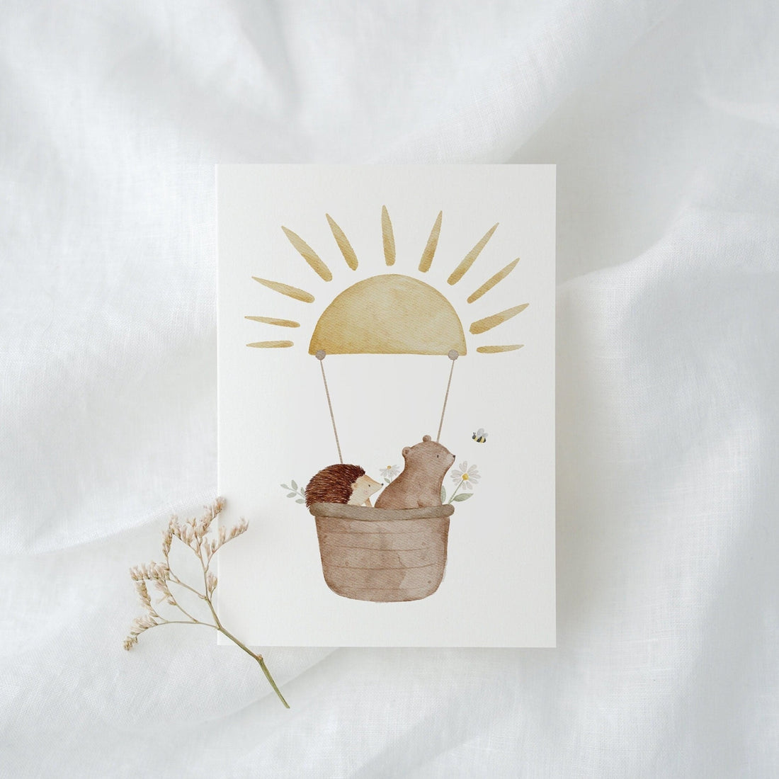 Karte Sonnenheißluftballon