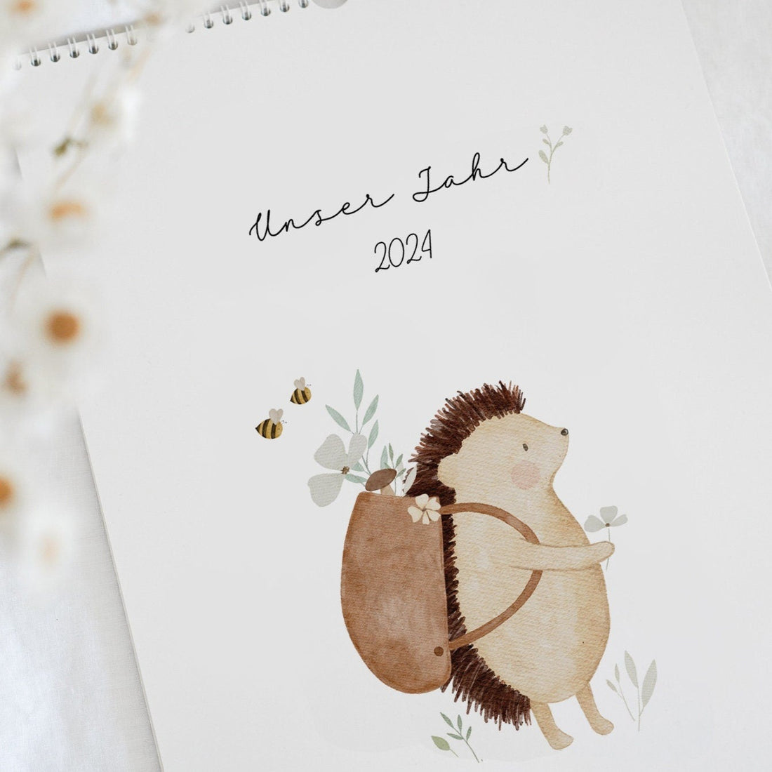 Familienkalender 2024 „Waldtiere und Natur“ / DIN A3