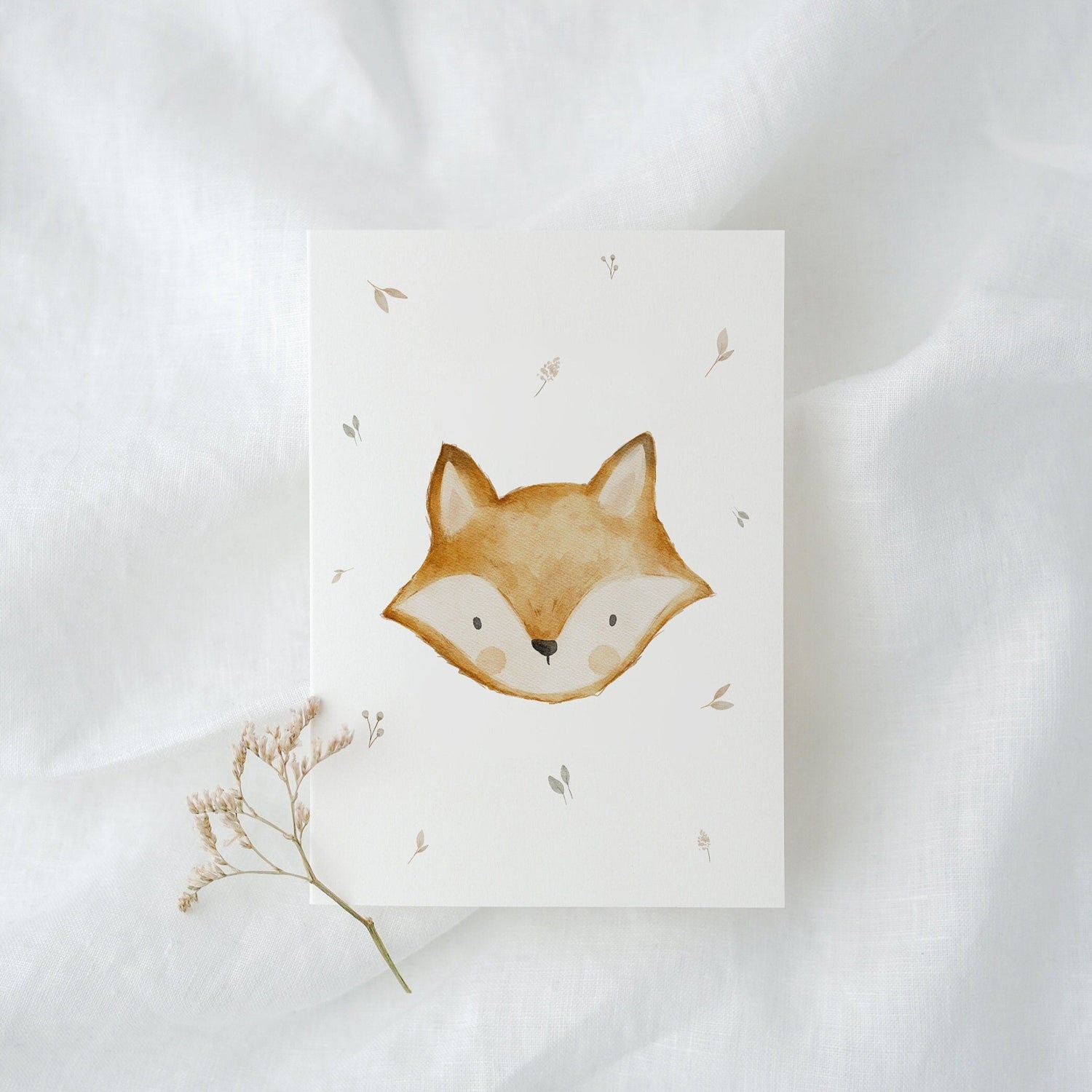 Karte Herbstfuchs