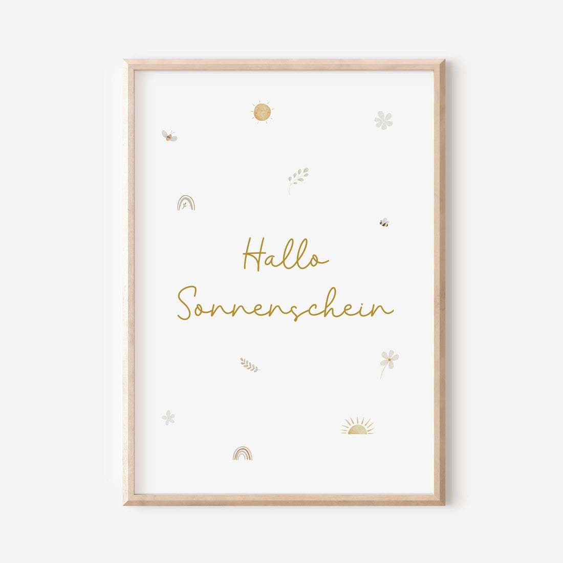 Poster "Hallo Sonnenschein" / A4 & A3